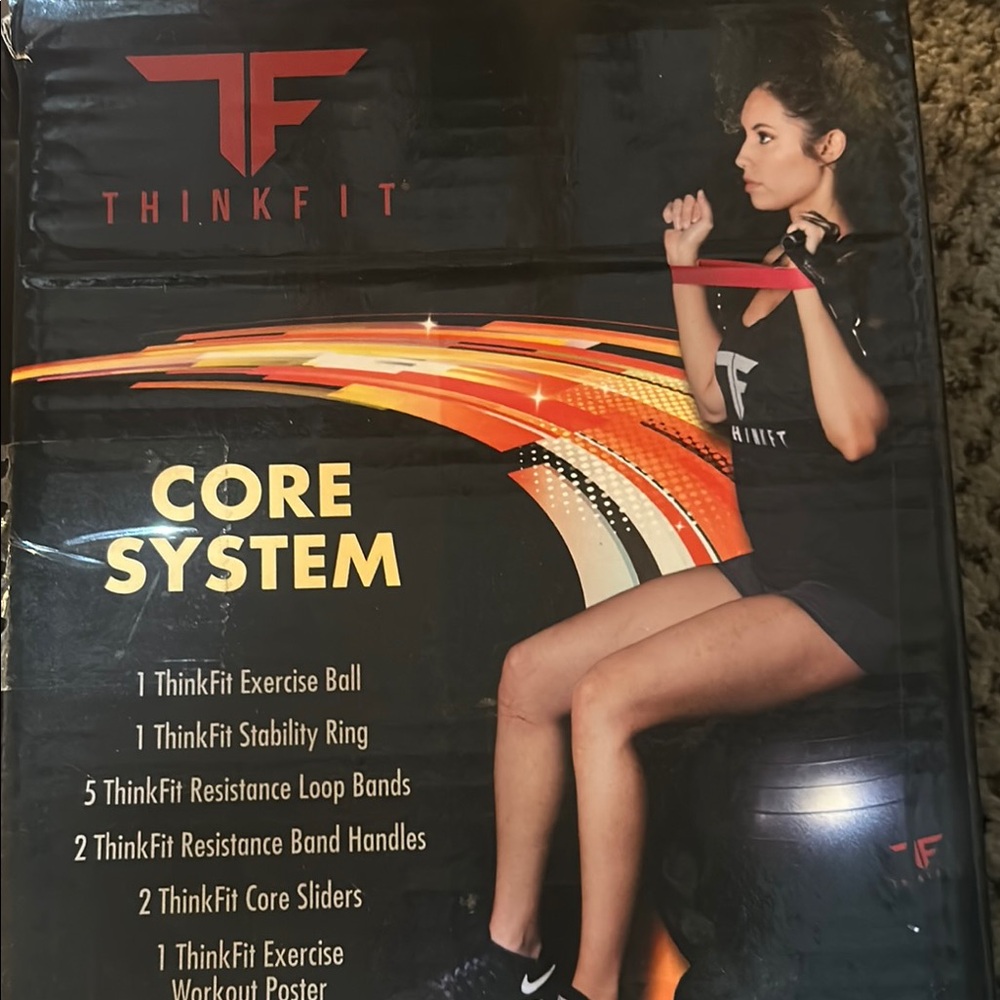 Think! Red and Black Core System Fitness Set